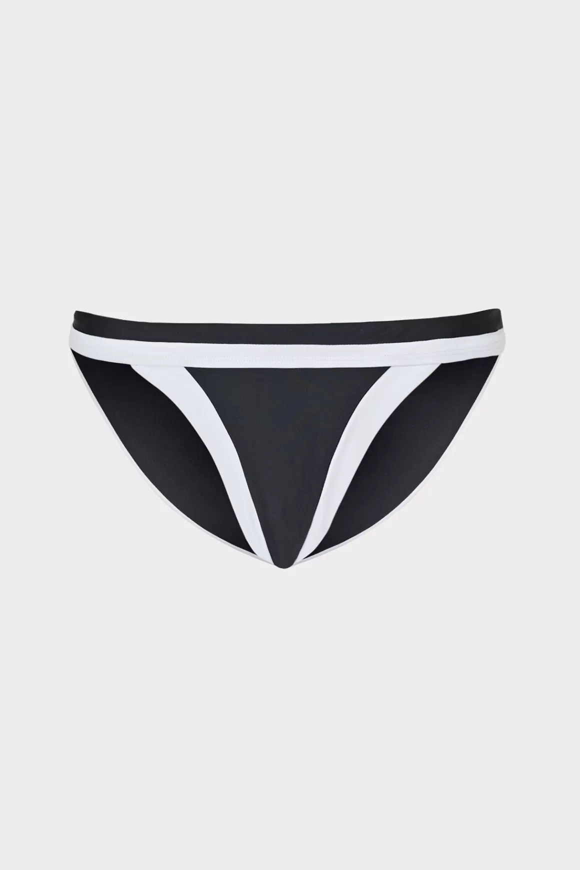 MILLY Bikinis-Amalfi Color Block Bikini Bottom Black Multi