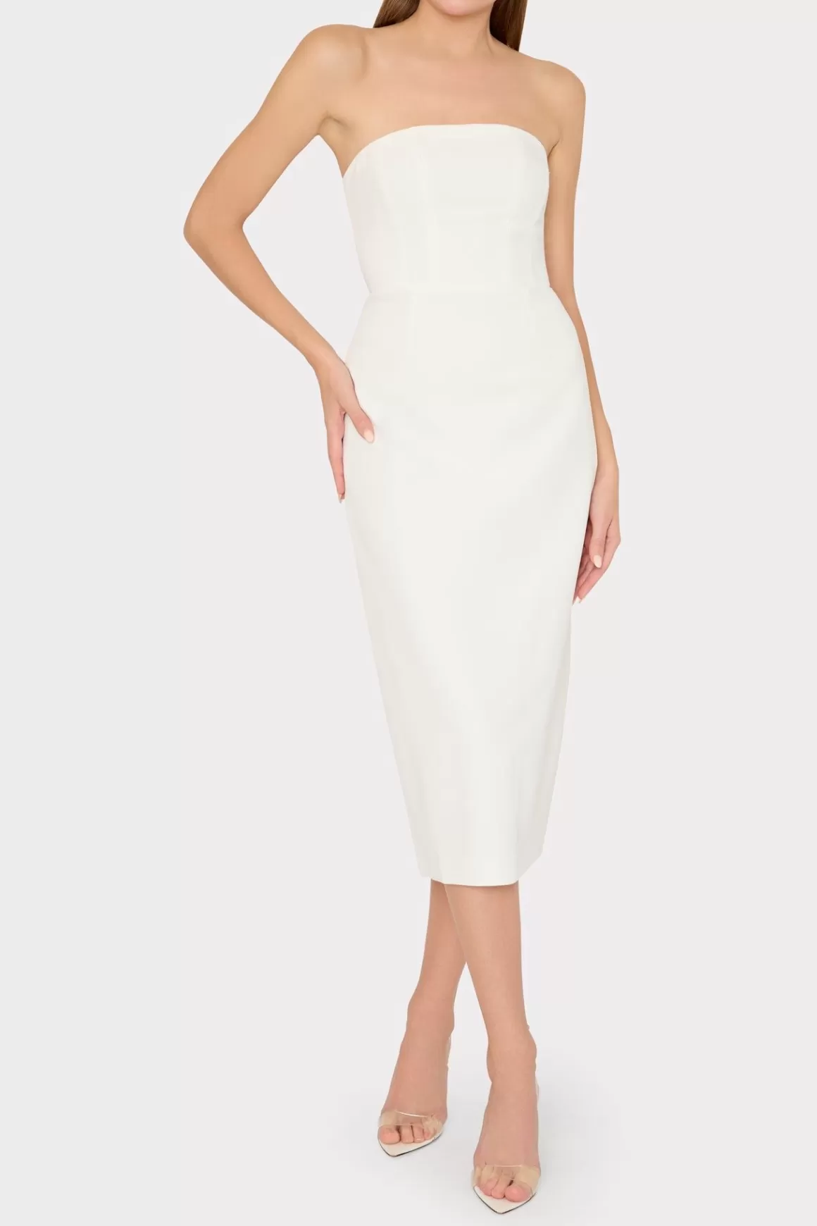 MILLY Jumpsuits & Rompers-Traci Cady Dress Ecru